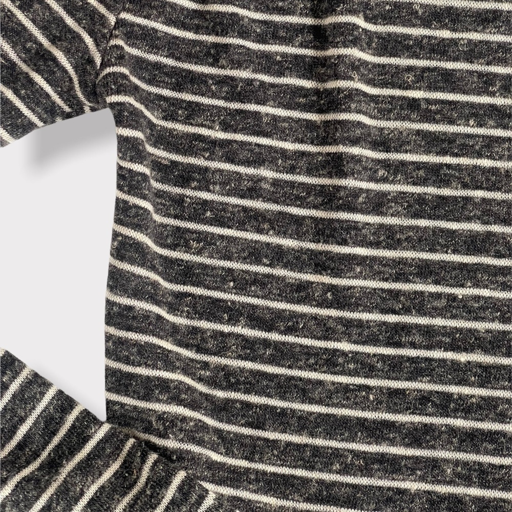 TopShop Grey Striped Cropped Top Size 2 - Picture 4 of 6